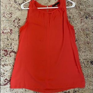 Orange-red tank top